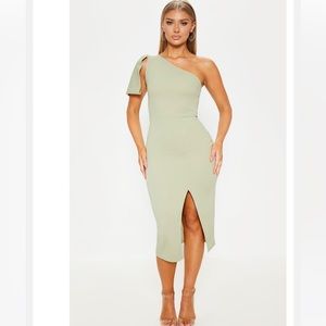 BRAND NEW! With tags!! 10 pastel green one shoulder dress